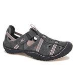 Jambu JBU Women's Regional Water Ready Oxford Flat, Charcoal/Petal, 11