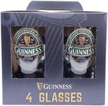 Guinness Green Ireland 4-Pack Pint Glass Set