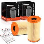 A-Premium 2-PC Engine Air Filter Compatible with Ram ProMaster 1500 2014-2023, ProMaster 2500 2014-2023, ProMaster 3500 2014-2023, 3.6L