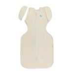 Love To Dream™ Swaddle UP™ Transition Bag, Large 8.5–11 kg – Twigs Oatmeal | Snug Fit with Zip-Off Wings | 1.0 TOG Ideal for Spring & Summer (20–24°C) | Machine Washable Stretch Cotton & Double Zip