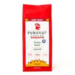 Puroast Coffee Low Acid French Roast Drip Grind Coffee for Food Service, 1133gm