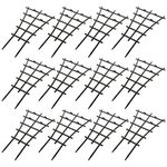 Firlar Climbing Plants Support,12-Pack DIY Garden Mini Climbing Trellis Flower Plants Support Grow Cage for Potted Plant Vine