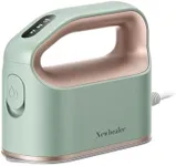 Newbealer Smart Steam Iron for Clothes - 1200W Professional-Grade Turbo Steam, 3 Steam & 3 Dry Heat Modes, 45s Heat-Up, 6oz Tank, Auto-Off, Nonstick Ceramic Soleplate for Home, RV & Hotel (120V Only)