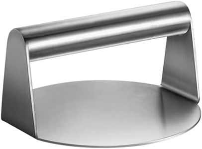 ALTIJARAT INT- Burger Smasher Stainless Steel 304 Material - Smash Burger Press Easy to Use – 5.5 Inch Round Burger Maker - Burger Press for BBQ Steak Grill Cooking (Option 1)