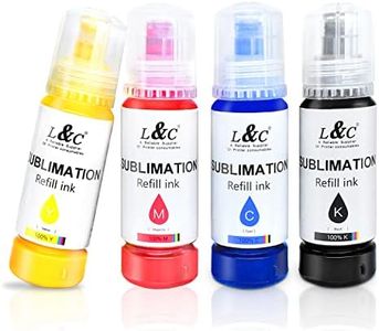 Sublimation Ink for epson ecotank et 2810 2850 2830 2815 4810 EcoTank Printer (Autofill/ICC-Free/Anti-UV)