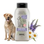 Wahl Canada Four in One Dog Shampoo & Conditioner, Plant Derived Shampoo in Lavender Chamomile, to Clean, Condition, Detangle and Moisturize Your Dog, Paraben-Free, 700ml, model 58318 (Made In Canada)