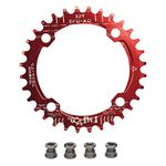 UPANBIKE Bike Narrow Wide Chainring 104 BCD Round Shape Single Chain Ring 32T 34T 36T 38T