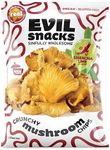 EVIL SNACKS Crunchy Mushroom Chips - Sriracha Lime, Non-GMO Project Verified, Plant-Based, Vegan, Gluten-Free - Nutrient-Packed, On-the-Go Snack - 2 Oz (3 Pack)