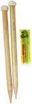 KnitPal 14-inch (35cm) Wooden Knitting Needles Size 36 - Real Oak Wood Large Knitting Needles for Chunky Yarn - Straight Knitting Needles Single Pointed with eBook - 1 Pair US Size 36 (20mm)