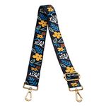 ZANQANO Crossbody Strap for Purses Replacement Adjustable Guitar Multicolor Style Handbag Straps, Flower Y, Large, Thermal