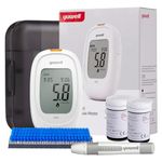 yuwell Blood Sugar Monitor with Test Strips x 50 and Lancets x 50, Blood Glucose Meter Ideal for Home Use, Batteries Include (Model 582)