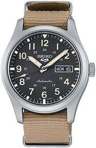 Seiko Hommes Analogue Automatique Montre avec Bracelet en Nylon SRPG35K1