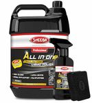 SHEEBA All in One Multipurpose Liquid Polish for Car, Motorbike, Scooter, Household, Office Care | High Gloss | Easy Application | For Interior & Exterior Surfaces -2500mL with Applicator Pad.