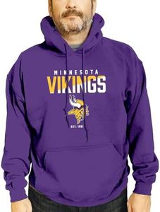 Vikings Hoodie Fleece Sweatshirt for Men and Women - Purple, 3X-Large