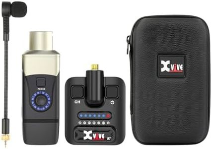 Xvive U8 Acoustic Guitar Wireless System with 2.4GHz Transmitter and Receiver