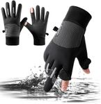 izosen Waterproof Running Gloves Cycling Gloves for Men and Women Winter Touchscreen Bike Riding Hiking Thermal Gloves