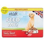 HiLife FEED ME! - Complete Dry Dog Food - Tasty Beef Cheese Vegetables - Soft, Moist & Meaty, 6kg