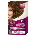 Schwarzkopf Keratin Color Permanent Hair Color Cream, 6.33 Light Golden Brown, 1 Count