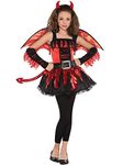 CHERIE SORT (PKT) (997493) Child Girls Daredevil Costume (10-12yrs) - by amscan