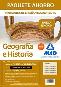 Paquete Ahorro Geografía e Historia. Cuerpo de Profesores de Enseñanza Secundaria