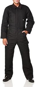 Dickies Men's Premium Insulated Duck Coverall, Black, X-Large