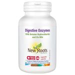 New Roots Herbal | Digestive Enzymes with HCL, Complete Digestive Support Supplement for Men & Women, with Papaya & Lipase Enzymes for Pancreatic Function Aid (100 Veg Capsules)