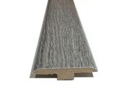 Solid Laminate/Wood Flooring MDF Threshold Strip T Bar 2 Modern Oak Colours (0.9m, Boston Grey Oak)