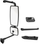 CPOWACE Door Mirror with Arm Black 