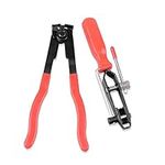 DAYUAN 2pcs CV Joint Boot Clamp Ear Pliers Set Hose Band Cut-Off Pliers Car Banding Tool Kit