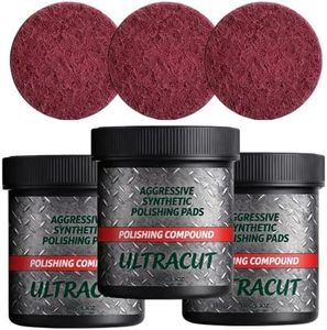 YAUNJI All-in-One Surface Restoration Polish with Pad, 2026 New Furniture Surface Polishing & Scratch Remover Compound for Leather Wood Marble Countertop Refrigerators & Cookware Ovens Sinks (3)