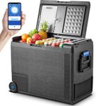 BODEGACOOLER 12 Volt Car Refrigerator, 61Quart (58L) Car Fridge WIFI APP Control, Protable Freezer -4℉-68℉, RV Electric Cooler 12/24V DC 100-240V AC for Outdoor, Truck, Van, Vehicles, Camping, Travel