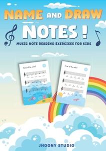 Name and draw notes! Music note reading exercises for kids