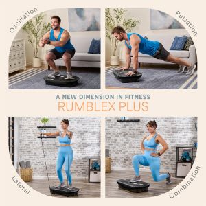 LifePro Rumblex Plus 4D Vibration Plate – Full Body Exercise Machine