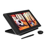 HUION Kamvas Pro 13 GT-133 Drawing Tablet with Full Laminated Screen 13.3inch Pen Display Battery-Free Graphics Monitor Tablet with 8192 Pressure Sensitivity Tilt Function Touch Bar, Stand Included