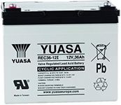 YUASA Battery, Deep Cycle, Vrla 12V 36AH