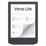 PocketBook Verse Lite 6" E-Ink Carta Touchscreen eReader with Frontlight - Eye-Friendly, Glare-Free Display - Wi-Fi - Supports 25 Formats incl. DRM - Compact & Lightweight