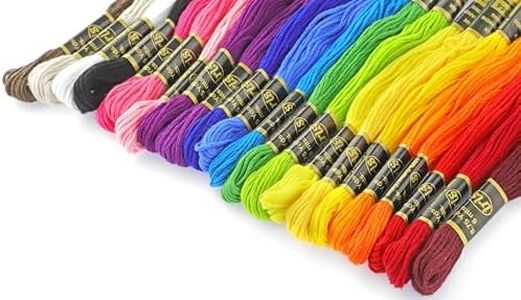 Essentials By Leisure Arts Arts Embroidery Floss Pack 36pc Primary
