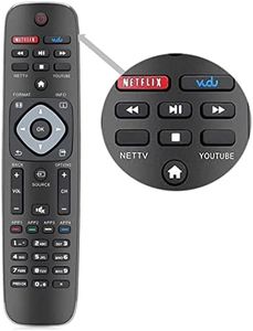 Universal Remote Control for Philips TV, Replacement for All Philips LCD LED 4K UHD Smart TVs Remote