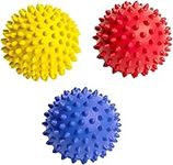 Teksha, 3Pcs Spiky Massage Balls Muscle Roller Massage Ball for Deep Tissue Muscle Recovery Plantar Fasciitis Back Shoulder Pain Relief Foot Muscle