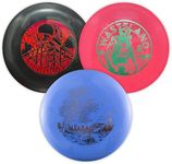 DOOMSDAY DISCS Disc Golf 3-Disc Set in Grippy Plastic | Includes Bleak Putter and Wasteland Midrange and Lockdown Driver for Seasoned Players