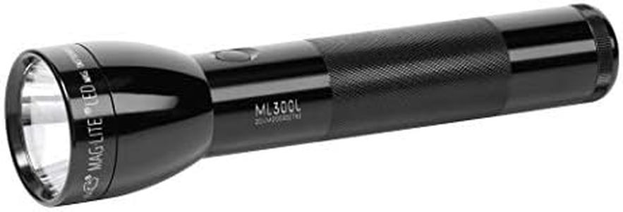 Maglite ML300L LED 2-Cell D Flashlight in Flashlight, Black