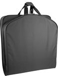 WallyBags® 60” Deluxe Travel Garment Bag, Black, 60-Inch, 60" Deluxe Travel Garment Bag