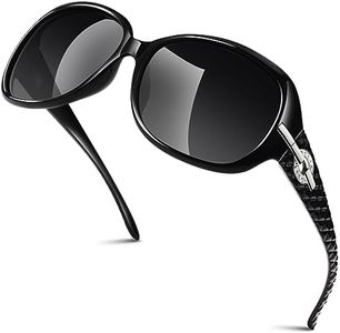 GQUEEN Gafas de Sol Mujer Grande Moda Polarizadas Clásicas Vintage Protección UV400 Conducción Gafas de Sol para Señoras