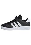 adidas Grand Court 2.0 Shoes Children Tennis, Core Black/Cloud White/Core Black, 1 UK