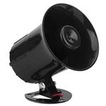 Akozon Car Speaker Horn 3 Tones Loud 12V 30W Motorcycle Megaphone Electronic Warning Siren Ambulance Blaring