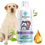 ZOIVANE Dog Shampoo | Ditch To Itch & Dog Anti Dandruff Shampoo - 500 Milliliter| Dog Shampoo For Labrador, Shih Tzu, Golden Retriever, German Shepherd, Dogs Shampoo, Pet Shampoo For Dogs- Pack Of 1