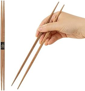 Restaurantware-Bambuddha 9.5 Inch To Go Chopsticks, 100 Durable Bamboo Chopsticks - With Paper Band, Brown Bamboo Premium Chopsticks, For All Kinds Of Foods, Ideal For Cafes And Restaurants