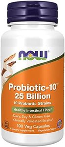 NOW Probiotic-10 25 Billion, 100 Veg Capsules