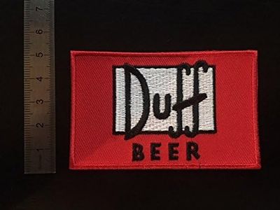 ECUSSON PATCHES AUFNAHER TOPPA - DUFF BEER - THERMOCOLLANT
