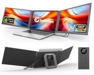 Teamgee 15.6" Laptop Screen Extender with Power Bank, Plug & Play Portable Monitor | Compatible with Mac (M1-M4), Windows, Surface, Chrome | Ideal for Home Office, Studios, Small Business